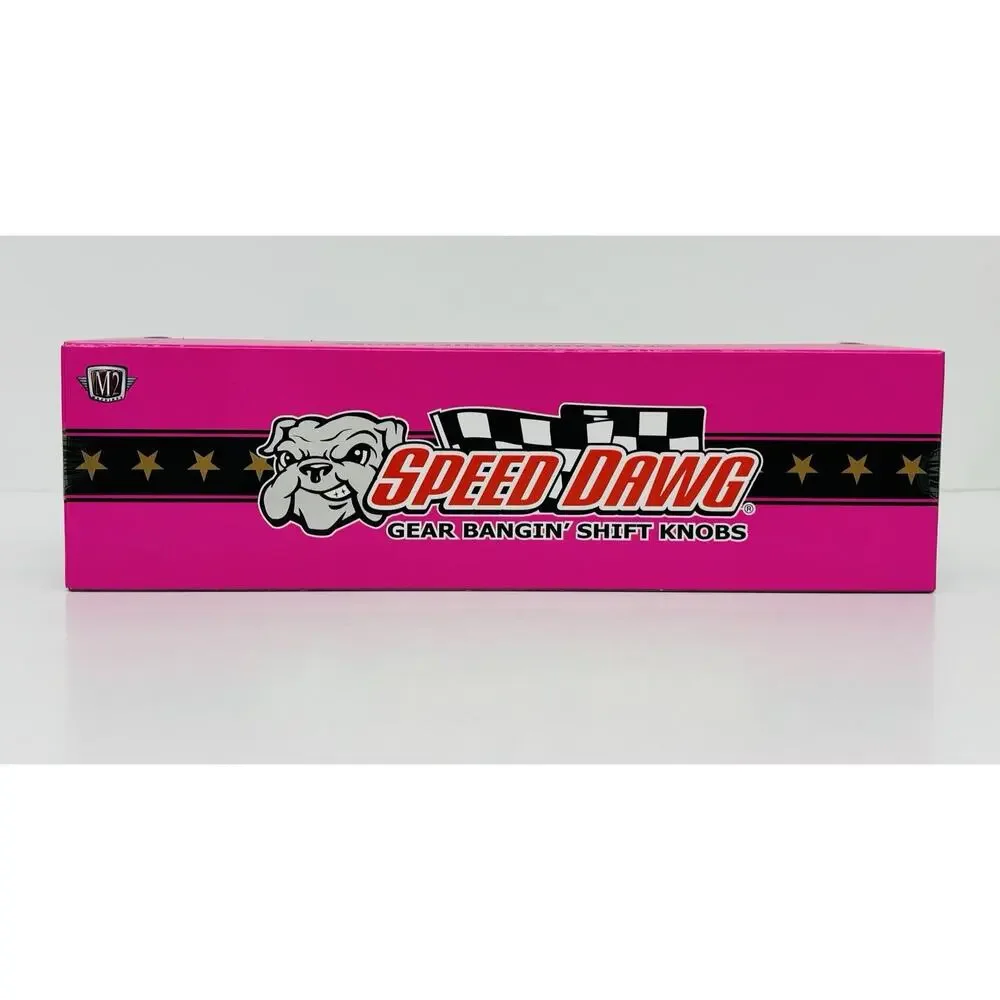 M2 Machines Speed Dawg '71 Dodge Challenger Funny Car w/ '66 COE Hauler Pink NIB